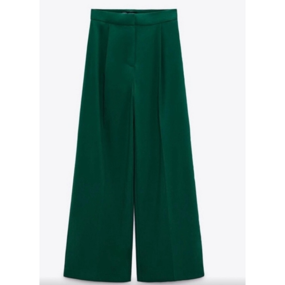 Zara high waisted wide leg trousers